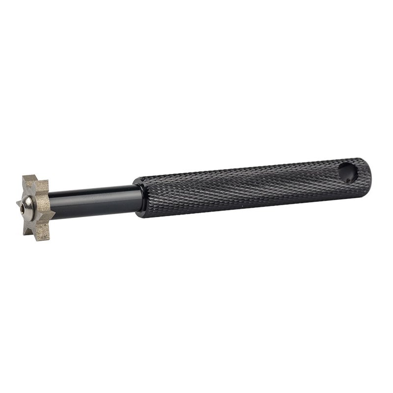 HIFROM Groove Sharpener with 6 Heads - Golf Club Groove Sharpener Re-Grooving Tool and Cleaner Replacement for All Irons Pitching Sand Lob Gap and Approach Wedges and Utility Clubs (2 Black) - Image 4